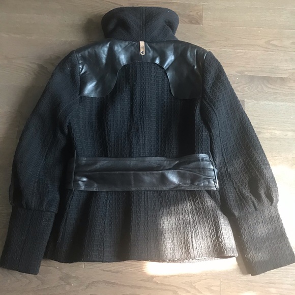 Mackage Wool Jacket w/ Leather accents - Picture 4 of 7